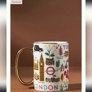 Anthropologie x Rifle Paper Co Bon Voyage Mug